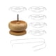 thumbnail image 3 of Porta cuentas de madera, ensartador de cuentas, cuencos para ensartar cuentas, herramienta para hacer joyas Aguja Curva, 3 of 9