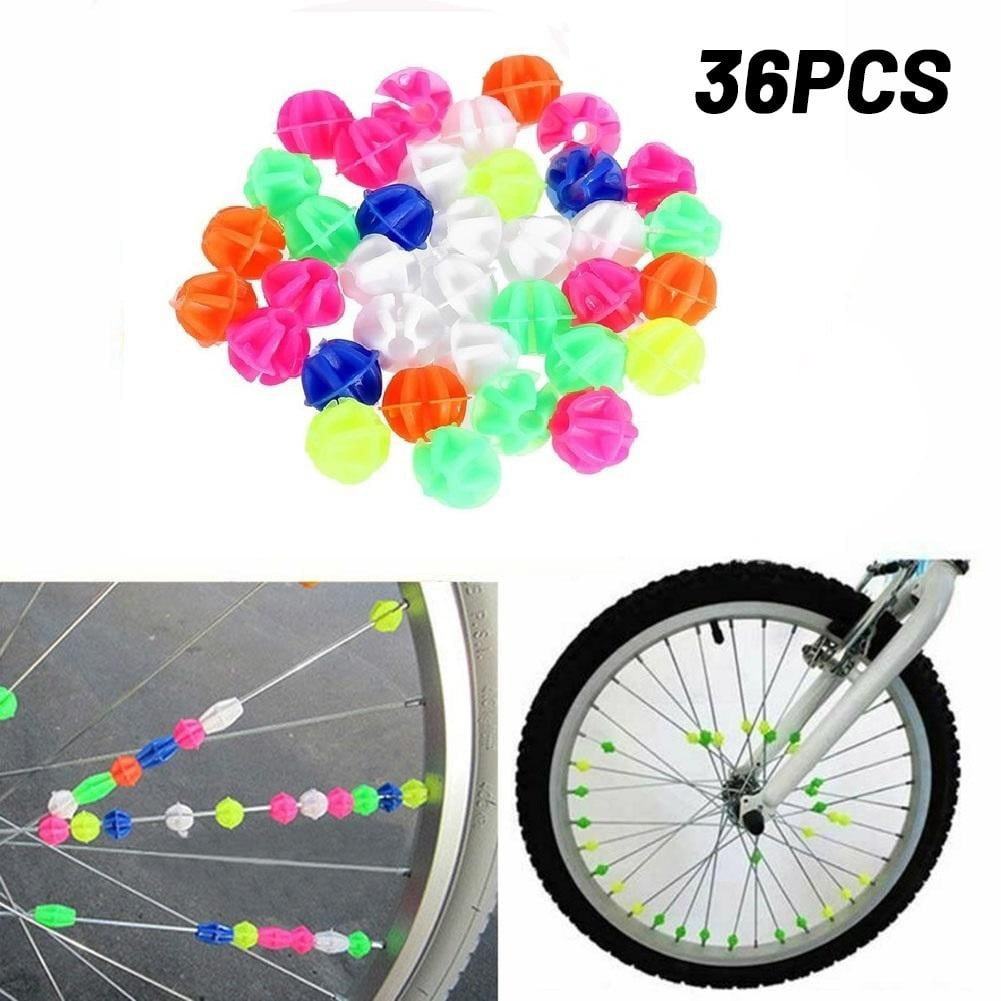 Multi Coloured Bike Wheel Spoke Beads Decors Spoke Decoration G 