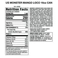 thumbnail image 5 of Juice Monster, Mango Loco, Juice + Energy Drink, 16 fl oz, 4 Pack, 5 of 5