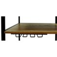 thumbnail image 6 of Benzara Wood and Metal Bar Cart, 6 of 8