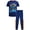 Navy Blue All Star, variant on Boys' Active Pants Set - 2 Piece Performance T-Shirt and Tricot Jogger Sweatpants - Sports Outfit for Boys (8-16)
