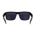 thumbnail image 2 of Mens OG Flat Top Rectangle Gangster Mob Shade Sunglasses Matte Black, 2 of 4