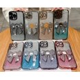 thumbnail image 6 of Case for iPhone 15 Case Glitter Bling Crystal Bow Design Full Camera Lens Protector Anti-Scratch Bumper Shockproof Cover Women Girls Soft TPU Case for iPhone 15 Black KDL, 6 of 14
