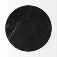 thumbnail image 6 of Home Roots 393197 Mod Marble Side Table, Black & Antiqued Nickel, 6 of 9