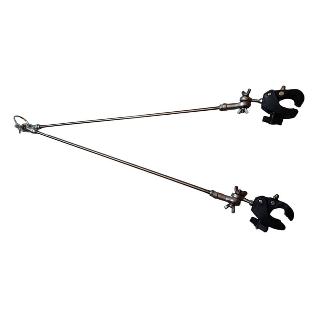 amagogo Bicycle Trailer Hitch, Transport Coupling, Connecting Adapter, Metal, Efficient, 60cm