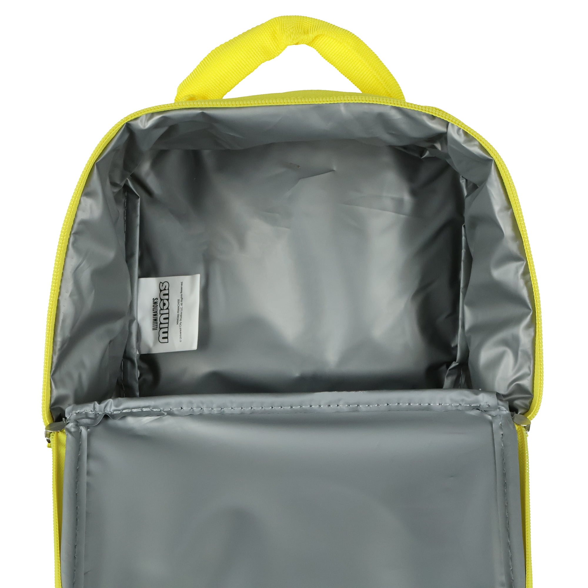 Minions Lunch Box Stuart Minion Character Insulated Dual Compartment Lunch Tote Bag 10"