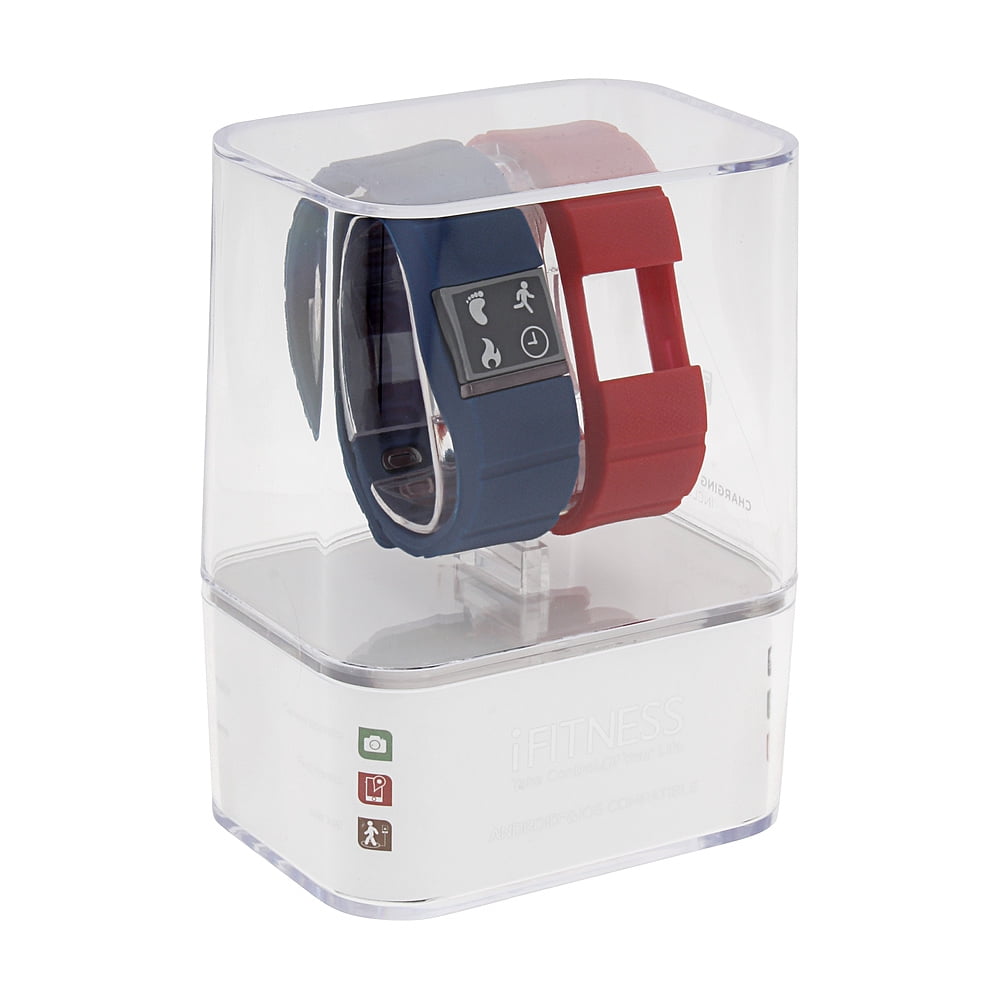 Itech Smart Watch Activity Tracker with Pedometer Calorie Counter Sleep Monitor for Android and Apple, Screen Size 20 x 18.5 mm