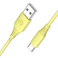 thumbnail image 2 of Tellur Silicone USB to Type-C Cable, 3A, 1m, Yellow, Compatible devices Type-C devices, 2 of 7