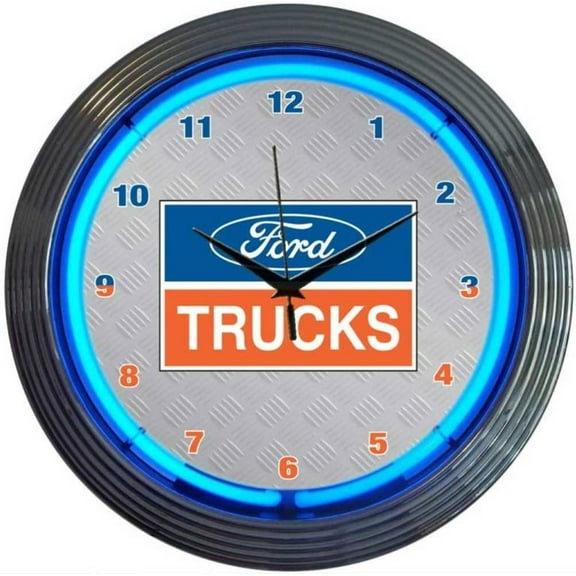 Ford Trucks Neon Clock
