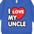 thumbnail image 3 of Inktastic I Love My Uncle Toddler Sweatshirt, 3 of 4