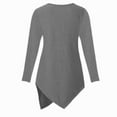 thumbnail image 4 of Breastfeeding Shirts for Women Loose Long Sleeve Nursing Tunic Tops Stretchy Comfy Crew Neck Maternity Blouse, 4 of 4