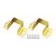 thumbnail image 2 of 2x Accesorios para barandillas de cama Soportes para marcos de cama Accesorios profesionales fáciles de instalar Oro, 2 of 9