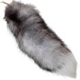thumbnail image 1 of Fake Fox Tail, 40 Cm Animal Tail, Fluffy Fake Fur Tail, Fox Tail, Keychain, Wallet Decoration Fox Tail, Role Play, Silver-2025, 1 of 5