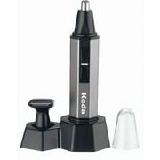 Water Resistant Stainless Steel Nose and Ear Hair Trimmer with LED Light