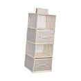thumbnail image 4 of Organizador de armario colgante con cajones, estantería para guardar ropa, ahorra espacio 4 capas, 4 of 9