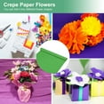thumbnail image 4 of Papel Crepé, Streamer de Papel Crepé Suave de 8.2ft x 20 Pulgadas / 250 x 50cm, Decorativo [Verde Fruta], 4 of 7