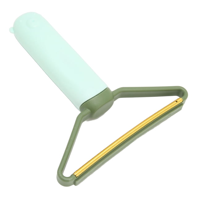 Pet Hair Carpet Scraper, Space Saving Simple Comfortable Handle Cat Hair Remover Portable For Furniture Green