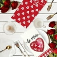 thumbnail image 5 of AuroraX Valentine'S Day Kitchen Hand Towels Absorbent Microfiber Heart Print Dish Towels Soft Decorative Reusable Cleaning Quick Drying Holiday Dish Cloths for Dish Rags Drying Dishes(24x16 Inch), 5 of 6