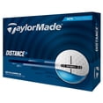 thumbnail image 1 of Pelotas de golf TaylorMade 2025 Distance + blancas, 1 docena, 1 of 4