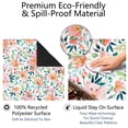 thumbnail image 4 of Floral Rubber Table Mat 31.5x31.5 Inches for Adult Game Night Primary Use for Mahjong Tiles Secondary Use for Cards and Boards, 4 of 7