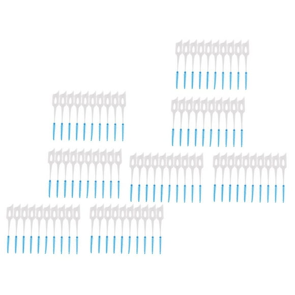 80x Cepillo Interdental de Silicona Limpiadores de Palillos Herramienta de Limpieza de jinwen Cepillo de limpieza de dientes