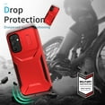 thumbnail image 4 of Dteck Case for Samsung Galaxy S24 Plus,Shockproof TPU+PC Armor Case Slide Lens Protection Cover for Galaxy S24 Plus,Red, 4 of 7