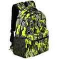 thumbnail image 2 of Fluorescent Camouflage Backpack Bookbag for Boys Girl, Laptop Big Book Bag Travel Hiking Camping Daypack Rucksack, 2 of 6