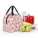 thumbnail image 5 of Easygdp Cute Pink Snowman Cat Bolsa Térmica Premium - Tela Oxford Impermeable, Gran Capacidad, Bolsillo Frontal, Unisex para Trabajo, Escuela, Actividades al Aire Libre y Picnics, 5 of 8