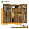 thumbnail image 2 of Organizador de cajones de cocina EcoFives Luxury Acacia con 8 ranuras, 2 of 7