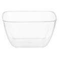 thumbnail image 3 of 10 pcs  Disposable Salad Bowl Plastic Transparent Square Dessert Storage Bowl for Home Store Kitchen (70ml), 3 of 6