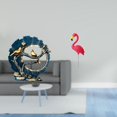 thumbnail image 2 of CarpNettore Figurine Craft Knick Knack Resin Bird Statue Figurine Yard Art for House Decorations Bookshelf Living Room Indoor Desk Backyard Fairy Garden Accessories Flamingo Garden Stake, 2 of 8