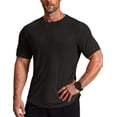 thumbnail image 6 of COOFANDY Muscle Shirts for Men Short Sleeve Athletic Quick Dry Tshirts Ribbed Texture Crew Neck T Shirts, 6 of 6