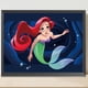 thumbnail image 1 of Cuadros Decorativos 5D bricolaje taladro redondo completo diamante pintura sirena Kit decoración del hogar arte artesanía Wdftyju embutido en tela, 1 of 9