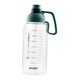 thumbnail image 3 of Botella de agua motivacional portátil reutilizable de gran capacidad de 1,8 l, jarra de hidratación a prueba de para deportes al aire libre, F Macarena Botella para beber, 3 of 8