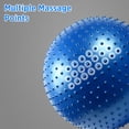 thumbnail image 3 of Generic Blue 55cm Yoga Massage Ball Set with Pump, Plug, and Removal Tool for Muscle Relief and Core Training, 3 of 7