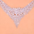 thumbnail image 5 of Stonefans Luxury Indian Bridal Jewelry Sets Women Accessories Fashion Tassel Rhinestone Necklace Earrings Sets Wedding Jewelry, 5 of 5