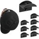 thumbnail image 1 of 8 Pcs Hat Hooks,cap Holder,adhesive Wall Hooks For Hats,wall Mounted Double Hook Hat Holder,for Hats,scarves,scarves,handbag, 1 of 5