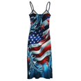 thumbnail image 5 of 4th of July Design Sleeveless Dress Woman Fashion Long Dresses Women's Summer Suit Dress 2025, 5 of 7