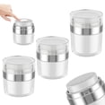 thumbnail image 2 of Cream Jar  New Empty Airless Cosmetic Container The Best Refillable Container for Creams  Gels & Lotions Leak Proof Portable Travel Size Container, 2 of 8