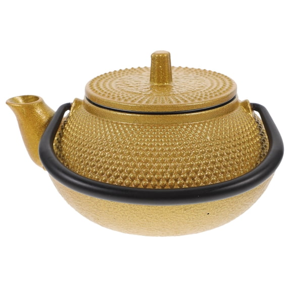 GAXIRE Tea Kettles Stovetop Iron Golden 1Pack