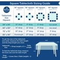 thumbnail image 6 of BalsaCircle 54" x 54" Square Sequined Tablecloth Wedding Party Catering Linens Royal Blue, 6 of 6