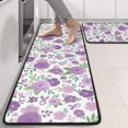thumbnail image 2 of Kitchen Rugs Sets Of 2,Pioneer Flower Floral Print Pattern Anti Fatigue Kitchen Mat Rugs Non Slip Washable,Decorative Kitchen Floor Mats for Kitchen,Sink,Laundry,17"x47"+17"x47", 2 of 5
