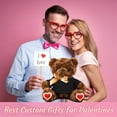 thumbnail image 5 of Teddy Bear Plush Toys Personalized Stuffed Bear Plush with Custom Photo Text as Personalized Gift for Girls Boys on Birthday Anniversary Christmas Day, 10 inch-Photo Text, 5 of 6