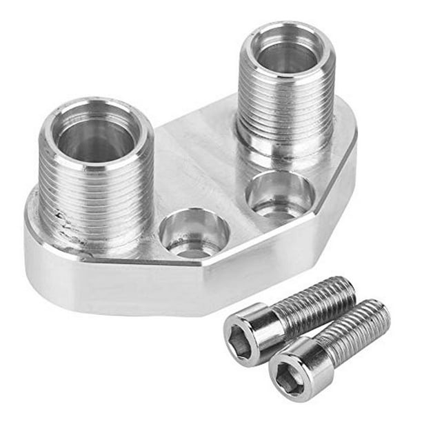 Adaptador de compresor de CA, reemplazo automotriz, acabado pulido, equipo de herramientas de aire acondicionado de aleación de aluminio para DYNWAVEMX Adaptador de compresor de CA