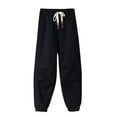 thumbnail image 2 of Fozruso Girls Casual Pants Winter Solid Color And Thick Casual Pants For Boys And Girls Warm Comfort Through Sports Pants Polyester Sizes 5-6 Years, 2 of 6