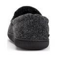 thumbnail image 4 of MUK LUKS Men's Faux Wool Slippers-Black S, 4 of 7