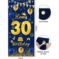 thumbnail image 6 of YANSION 30th Birthday Decoration Men, Blue Gold 30 Birthday Confetti Balloons, Large  30 Happy Birthday Banner Poster, 30 Birthday Party Decoration, 6 of 7
