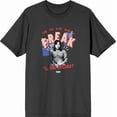 thumbnail image 4 of Beetlejuice Beetlejuice Can You Stop Being A Freak Charcoal Men's Crew Neck Short Sleeve Tee-Medium, 4 of 6