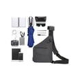 thumbnail image 4 of Sexy Dance Men Casual Waist Bag Sling Pack Bum Belt Bag Satchel Crossbody Bag Gray Right Chest, 4 of 7