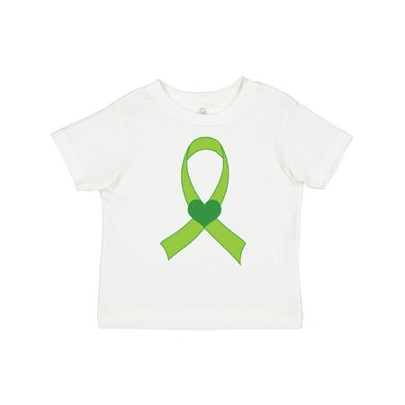 

Inktastic Lime Green Heart Ribbon Gift Toddler Boy or Toddler Girl T-Shirt
